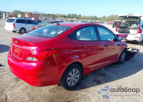 2016 Hyundai Accent Se из США, поврежденный, VIN KMHCT4AE7GU970688